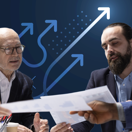 Professionals reviewing documents
